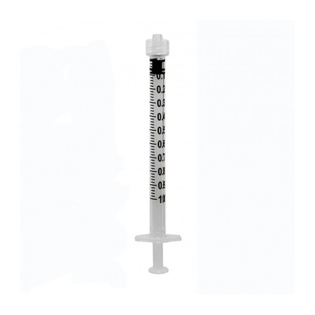 Siringa senza ago rays 11ll luer lock 1 ml - 100 pz.