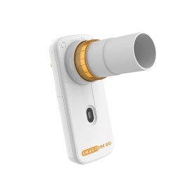 Smart one, medidor de pico de fluxo e fev1 mir, conectável a smartphones e tablets.