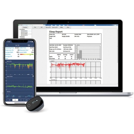 Pulsossimetro o2ring monitoraggio continuo - adulti