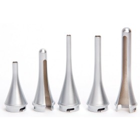 Kit 3 fém kanül + 2 speculum találkozott. -conf. 5 db.