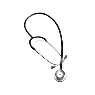 Estetoscopio de aluminio dúplex riester - adultos - negro