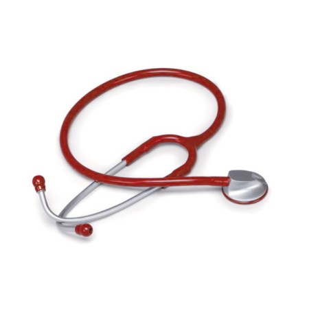 Fonendoscopio adulti con testa anatomica - rosso