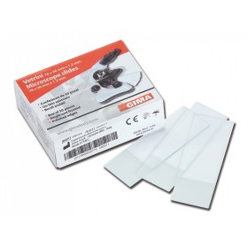 Geschliffene sandgestrahlte objektträger 26x76x1,2 mm - packung 200 stk.