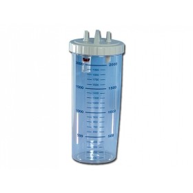 2-liter pot met deksel - autoclaveerbaar bij 121 °c