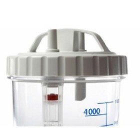 Vaso chirurgico completo da 4 lt autoclavabile (max 120°c) per aspiratori new askir, new aspiret e new hospivac