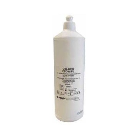 Gel trasparente per ultrasuoni e luce pulsata g009 - bottiglia da 1 lt.