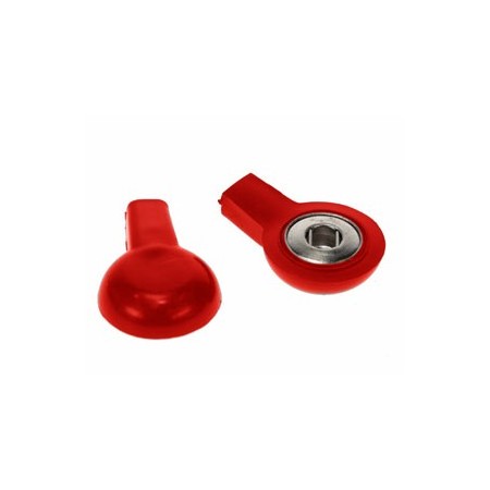 Adattatore rosso 2 mm per bottoni - femmina