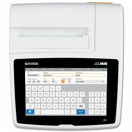 Spirometro mir spirolab con stampante e software mir spiro