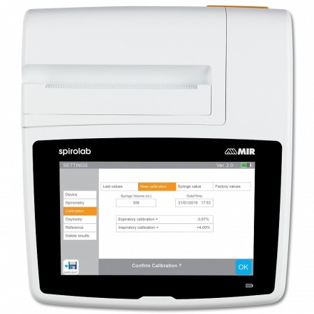 Spirometro mir spirolab con stampante e software mir spiro