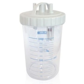 Kompletna 1-litrska avtoklavirana kirurška posoda (največ 120 °c) za aspiratorje new askir in new aspiret