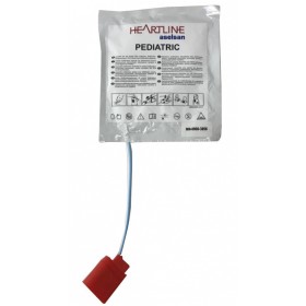 Coppia piastre pediatriche heartline (- 8 anni, - 25 kg)
