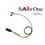 Cavo ecg riutilizzabile con terminali 2 vie saver series