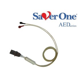 Cavo ecg riutilizzabile con terminali 2 vie saver series