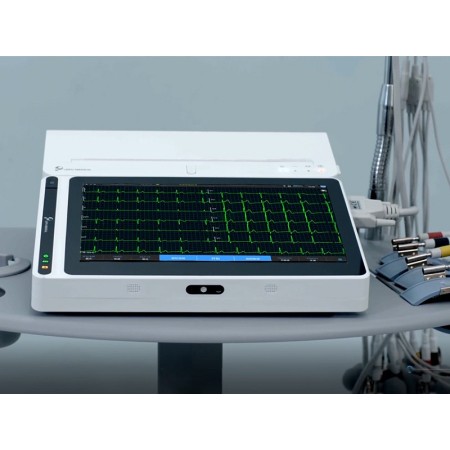 Tablet neoecg t180 ecg a 12 derivazioni con interpretazione di glasgow e stampante