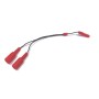 Cavo y rosso per utilizzare sonde anali - vaginali a 4 elettrodi con stimolatore a singolo canale