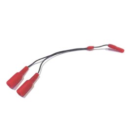 Cabo y vermelho para uso com sondas anais - vaginais de 4 eletrodos com estimulador de canal único.