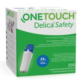 Onetouch delica dispositivo de punción de seguridad desechable 23g - 200pcs.