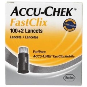 Accu-chek fastclix hands - 100+2 hands