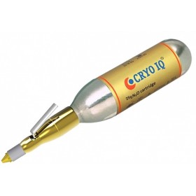 Dispositivo cryo iq derm a contatto 3mm - 25g di gas n2o - valvola comando - punta in vetro fissa