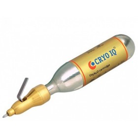 Cryo iq derm sprühgerät - 25g n2o gas - regelventil - feste glasspitze