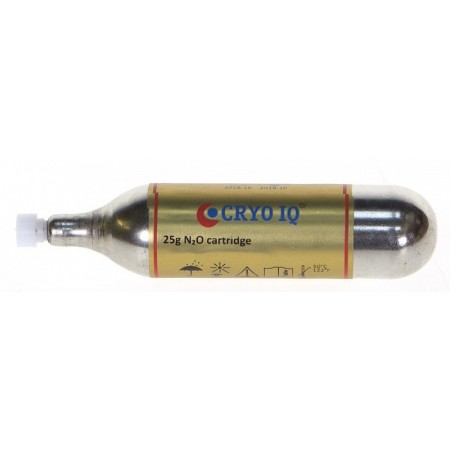 Cartuccia cryo iq - 25g di gas n2o con valvola