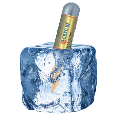 Cartuccia cryo iq - 25g di gas n2o con valvola