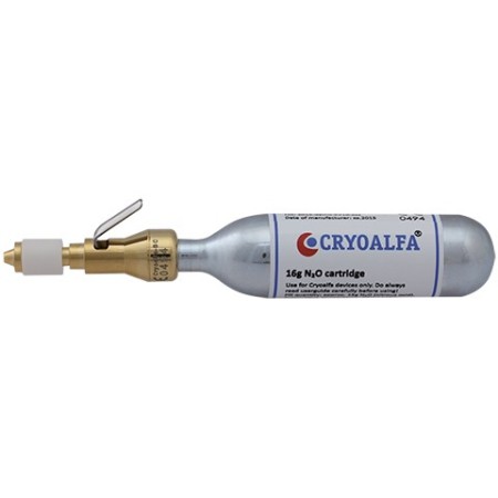 Dispositivo per crioterapia cryoalfa super contact punta 5 mm - 16g gas