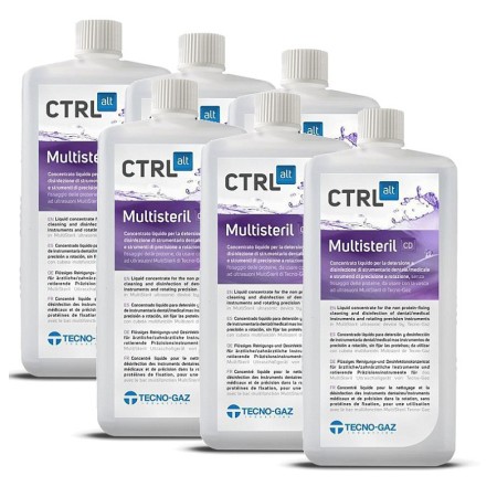 Multisteril cd tecno-gaz liquido concentrato - 6 flaconi da 1 lt.