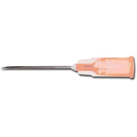 Aghi ipodermici 25g sterili dispofine 0.5 x 16 mm arancio - 100 pz.