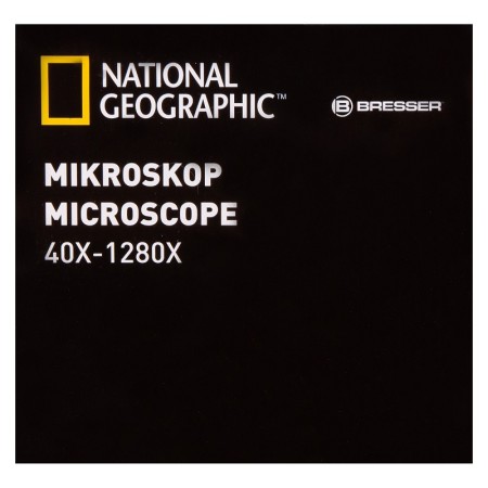 Microscopio bresser national geographic 40–1280x con supporto per smartphone