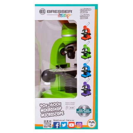 Microscopio bresser junior biolux sel 40–1600x