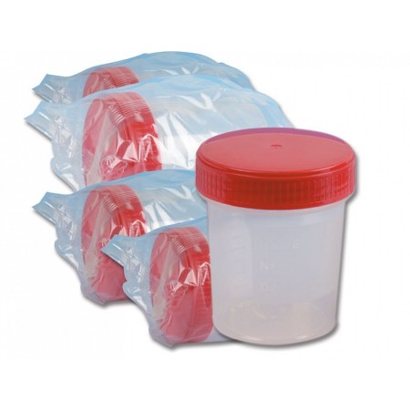 Contenitore urine 120 ml sterile - conf. 250 pz.