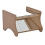 Podoscopio plantoscopio in legno a led