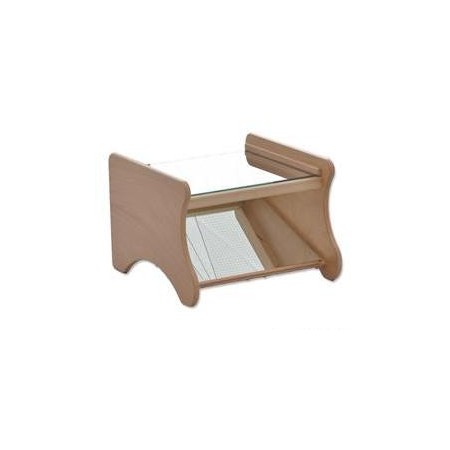 Podoscopio plantoscopio in legno a led