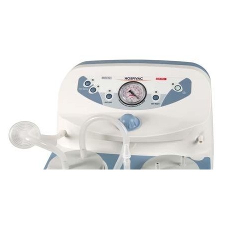 Aspiratore chirurgico new hospivac 350 con 2 vasi da 2l e comando a pedale (re 410356/06)