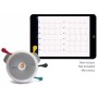 Ecg portatile d-heart 8/12 canali per smartphone e tablet