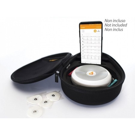 Ecg portatile d-heart 8/12 canali per smartphone e tablet