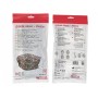 Gisafe mascherina chirurgica filtrante 98% 3 veli tipo iir con elastici - adulti - peace - flowpack - conf 10 pz.