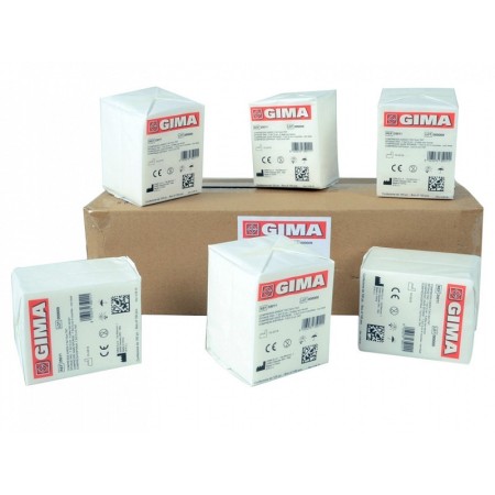 Compressa garza 7,5x7,5cm tnt - 10 pacchi da 100 - conf. 1000 pz.