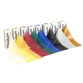 Fascia elastica thera-band 5.5 m.  x 15 cm. oro - super-forte