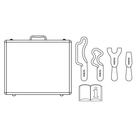 Kit fascia tools per il trattamento della zona pelvica con diacare 7000
