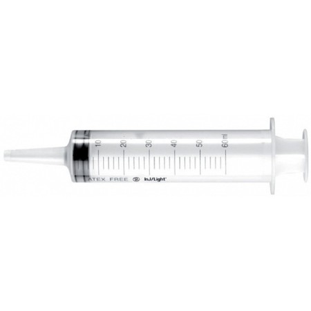 Siringa senza ago 60 ml inj/light con cono catetere - 20 pz.