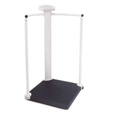Bilancia pesapersone professionale elettronica con corrimano rh300