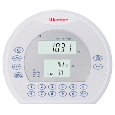 Bilancia pesapersone professionale elettronica con corrimano rh300