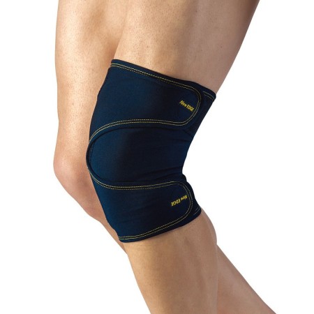 Ginocchiera elastica regolabile contenimento rotuleo new edge 020