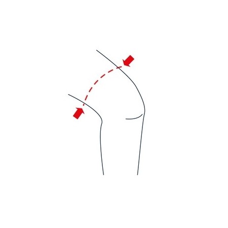 Ginocchiera tubolare con foro rotuleo new edge 023