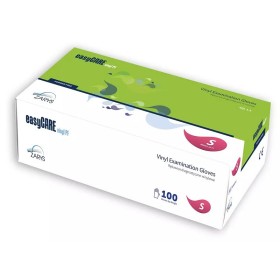 Rękawiczki winylowe jednorazowe bezpudrowe easycare pf - 100 szt.