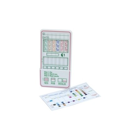 Drogatest base multicard - 7 sostanze analizzate + 3 adulteranti - 25 test