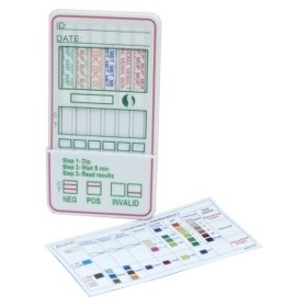 Drogatest base multicard - 8 stoffen geanalyseerd + 3 vervalsingen met bup10 - 25 testen