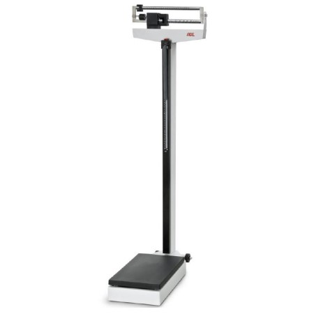 Bilancia pesapersone professionale meccanica a colonna a cursore con altimetro telescopico integrato